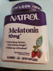 Natrol Melatonin 10 Mg Strawberry Flavor – 90 Gummies Exp 2027 New