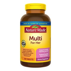 Nature Made Multivitamin Her 300 Tablets Womens Daily Multi Vitamin EXP-8/27