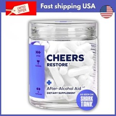 Cheers Restore | Supplement with DHM + L-Cysteine | Feel Better after Drinking