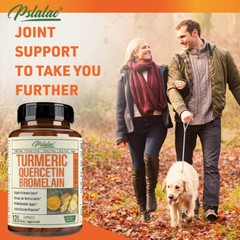Turmeric Quercetin Bromelain Capsules – Joint Support Supplements – Antioxidants