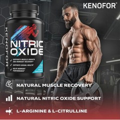 Nitric Oxide Booster Supplement – L-Arginine, L-Citrulline 120 Capsules