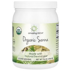 2 X Amazing India, Organic Senna, 16 oz (454 g)