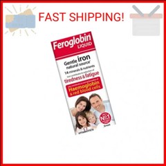 Feroglobin Gentle Iron and Nutrient Liquid – Reduce Tiredness and Fatigue 200ml