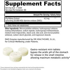 Histamine Manager Digestive Enzyme Tablets 60 Count