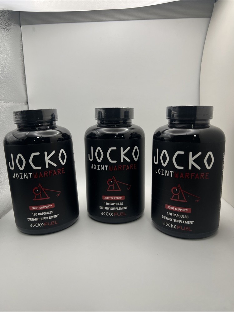Jocko Joint Warfare Capsules 180 Count Each Pack of 3 Dietary Supplement