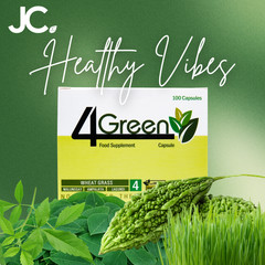 JC The power of 4 Green Supplement Box: 10 Blisters, Capsule: 500 mg