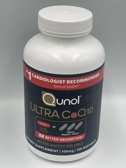 120 softgels Qunol Ultra CoQ10 100mg (Black Label) *SEALED* NoBox Exp 12/2028