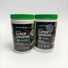 2 Pack of Nature’s Truth, Daily Super Greens+, 9.88 oz, 280 g (ea) Exp 08/2027+