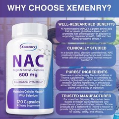 NAC 600mg – N-Acetyl Cysteine-Respiratory Health, Lung, Liver and Kidney Cleanse