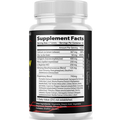 Vitruz Grow Male Stamina Support, (4 Pack) Official Vitality Supplement