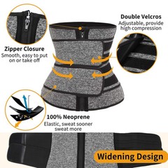 Women Waist Corset Trainer Sauna Sweat Fat Burn Body Shaper Slimmer Belt