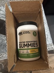 Optimum Nutrition Creatine Monohydrate Gummies 75 Count 25 Servings – Brand New