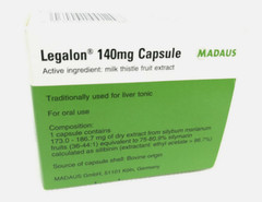1 X LEGALON 140mg by Madaus Germany Traditionally used for liver 30’s