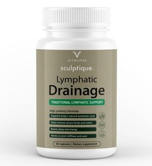 (1 Pack) Sculptique Lymphatic Drainage Capsules, Lymphatic Drainage, 60 Capsules
