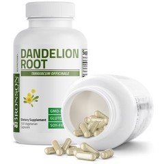 Bronson Dandelion Root 1500 MG Diuretic Herb 120 Vegetarian Capsules