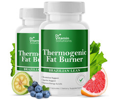 2-pack DR VITAMIN SOLUTIONS Thermogenic Fat Burner Brazilian Lean Weight Loss 60