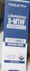 TRIQUETRA L-Methylfolate 5-MTHF + Vitamin B12 Liquid Drops, Berry