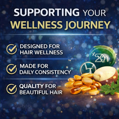 3-Pack NOOR Healthy Hair Formula – NOOR Hair Growth Support Capsules – 180 Caps