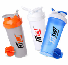 Protein Shaker Bottle 28 oz x Three Bottles! Gym Workout Fitness Powder Mix Cup