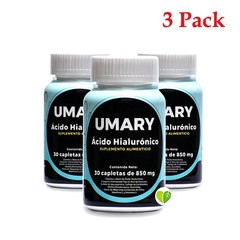 3 bottles Hyaluronic Acid 30 pills 850mg Daily Health Supplement New–