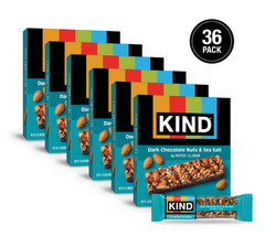 KIND Dark Chocolate Nuts & Sea Salt Bars, 6 Count, 6-Pack