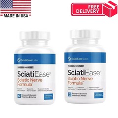 2 Pack Sciatic Nerve Support for Sciatica Pain Relief & Nerve Comfort / 120 Cap