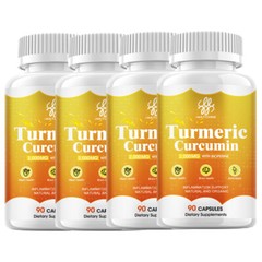 Turmeric Curcumin with Ginger + Black Pepper, Joint Pain Maxx Strength Capsules