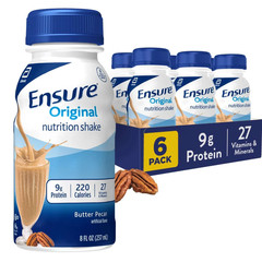 Original Nutrition Shake, 9G Protein, Butter Pecan, 8 Fl Oz – 6 Pack