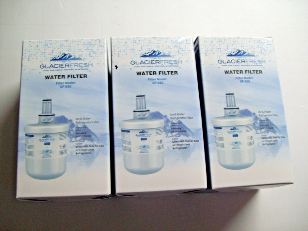 Pack of 3 – GLACIER FRESH GF-03G Water Filter Compatible with Samsung Aqua-Pure