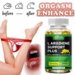 L-Arginine 3000mg, Extra Strength Nitric Oxide & Circulation Boost, ED Support