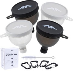 Protein Powder Funnel Set – Sleek Water Bottle Funnel for Powder Supplement with