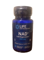 🔥Life Extension NAD+ 300mg Nicotinamide Riboside 30 Capsules EXP: 6/2027