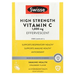 2 X Swisse, Ultiboost�, High Strength Vitamin C, Strawberry, 1,000 mg, 3 Tubes,