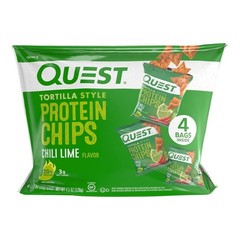 Quest Nutrition Tortilla Style Protein Chips – Chili Lime – 4pk/1.1oz