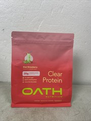 Oath Nutrition Clear Protein Powder – Kiwi Strawberry – Exp 09/15/2027