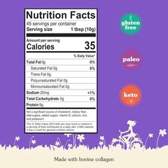 NuNaturals Unflavored Beef Gelatin Powder, Instantly Thickens, Stabilizes…