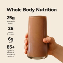 Ka’Chava Whole Body Meal Shake Chocolate 2 lb – Vegan Protein Powder with 85+…