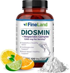 FineLand Diosmin & Hesperidin Complex, Premium Advanced Formula, 1000 mg, Blood
