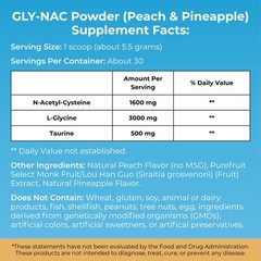 MYOXCIENCE NAC Glycine Supreme | N-Acetyl-L-Cysteine, 4.44 Ounce (Pack of 1)