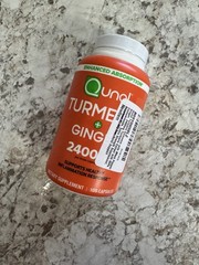 Qunol Turmeric+Ginger & Black Pepper 2400mg (105 Capsules) Exp:11/2028 Sealed