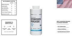 Eco-Friendly 12% Food Grade Hydrogen Peroxide – 16 fl oz, Made Fresh in the USA