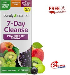 7-Day Detox Cleanse – Whole Body Cleanse & Detox Pills for Women & Men, Powered