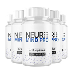 5-Pack Neuro Mind Pro Capsules – NeuroMind Pro Supports Brain Health – 300 Caps