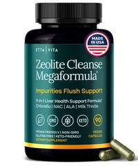 Liver Cleanse Detox & Repair – Microplastics Detox & Zeolite Supplement for G…