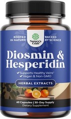 Natures Craft Diosmin Hesperidin 1000mg Complex for Adults – 60 Ct, Exp 02/2029
