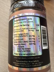 2 bottles Beauty 911 Weight Loss Tummy Tuck Mana Infinity Capsules