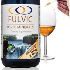 Optimally Organic Water Extracted Fulvic Ionic Acid X350 Concentration, Minerals