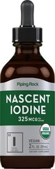 Piping Rock Nascent Iodine Drops Organic | 2 fl oz | 2 Fl Oz (Pack of 1)