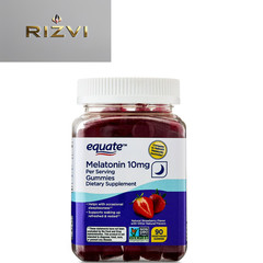 Equate Melatonin Dietary Supplement, 10 mg, 90 Vegetarian Gummies