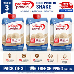 Premier Protein Shake, Vanilla, 30g Protein, 11 fl oz, 12 Ct